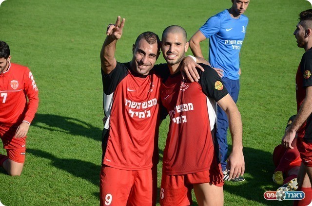 צמד נהדר שסגר את הסיפור. זיאדה (משמאל) עם בר אלסברי (אמיר אזון)